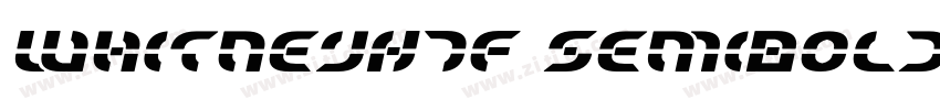 WhitneyHTF SemiBold字体转换